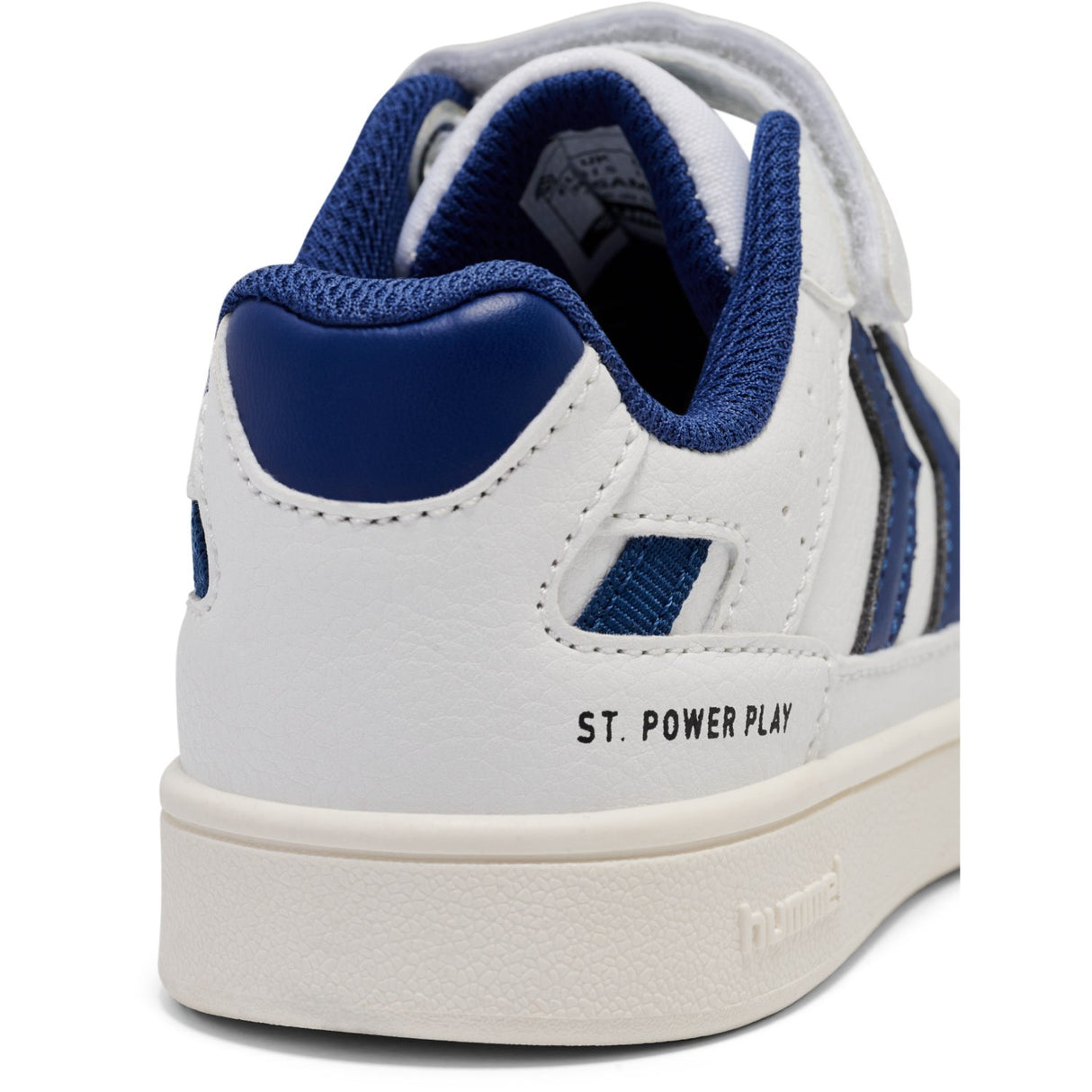 Hummel White/Blue St Power Play Jr Sneakers