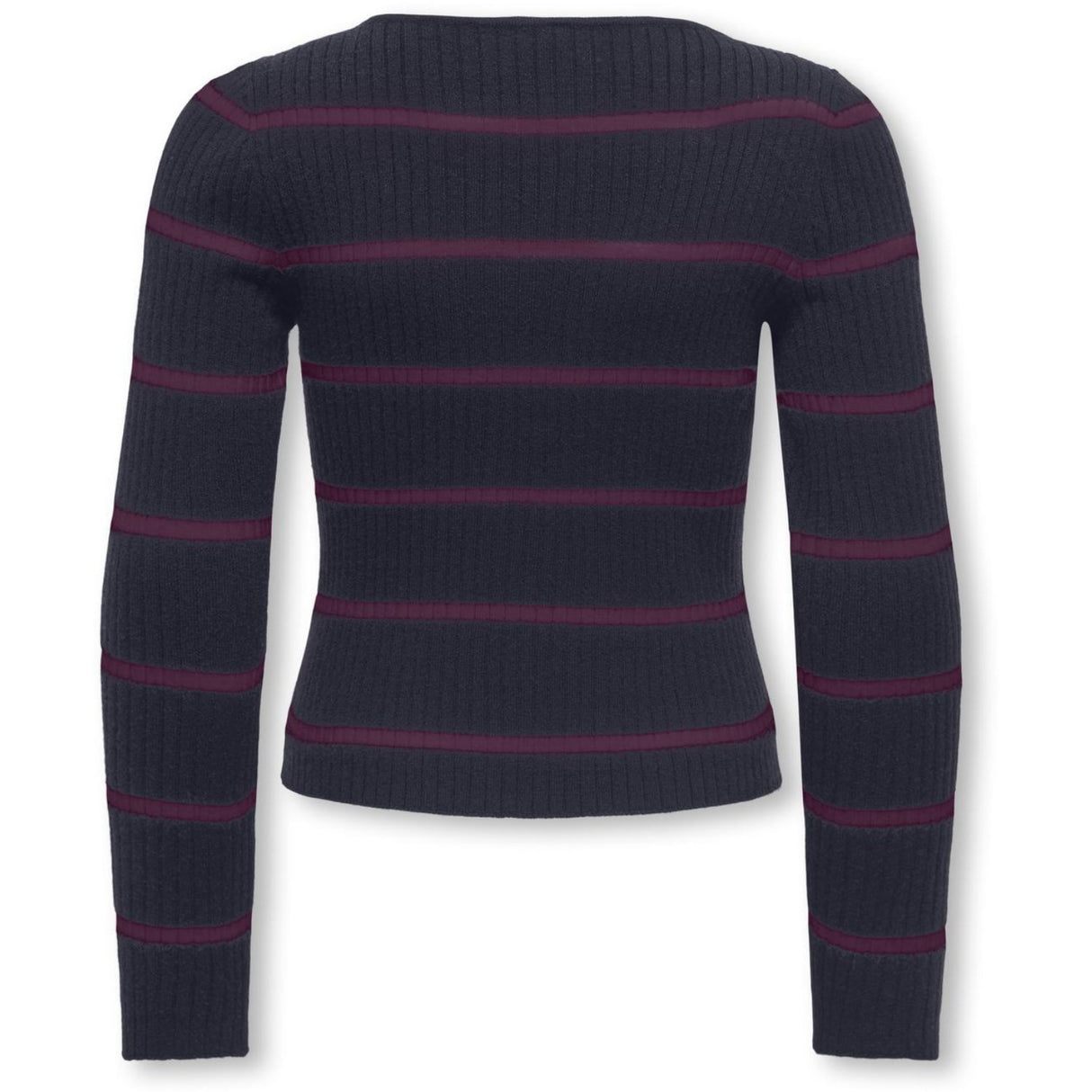 kids ONLY Night Sky Mauve Wine Kogibi Ls Rib Boatneck Cp Knt