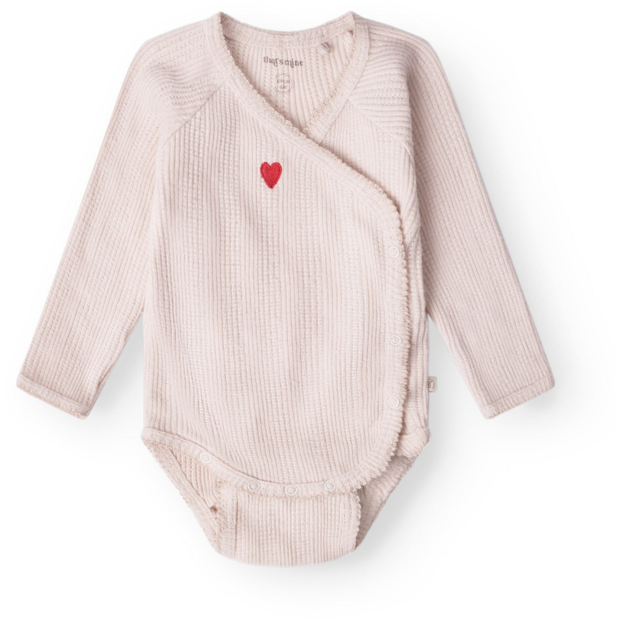 That's Mine Perfectly Pale Silke Omslags Bodystocking