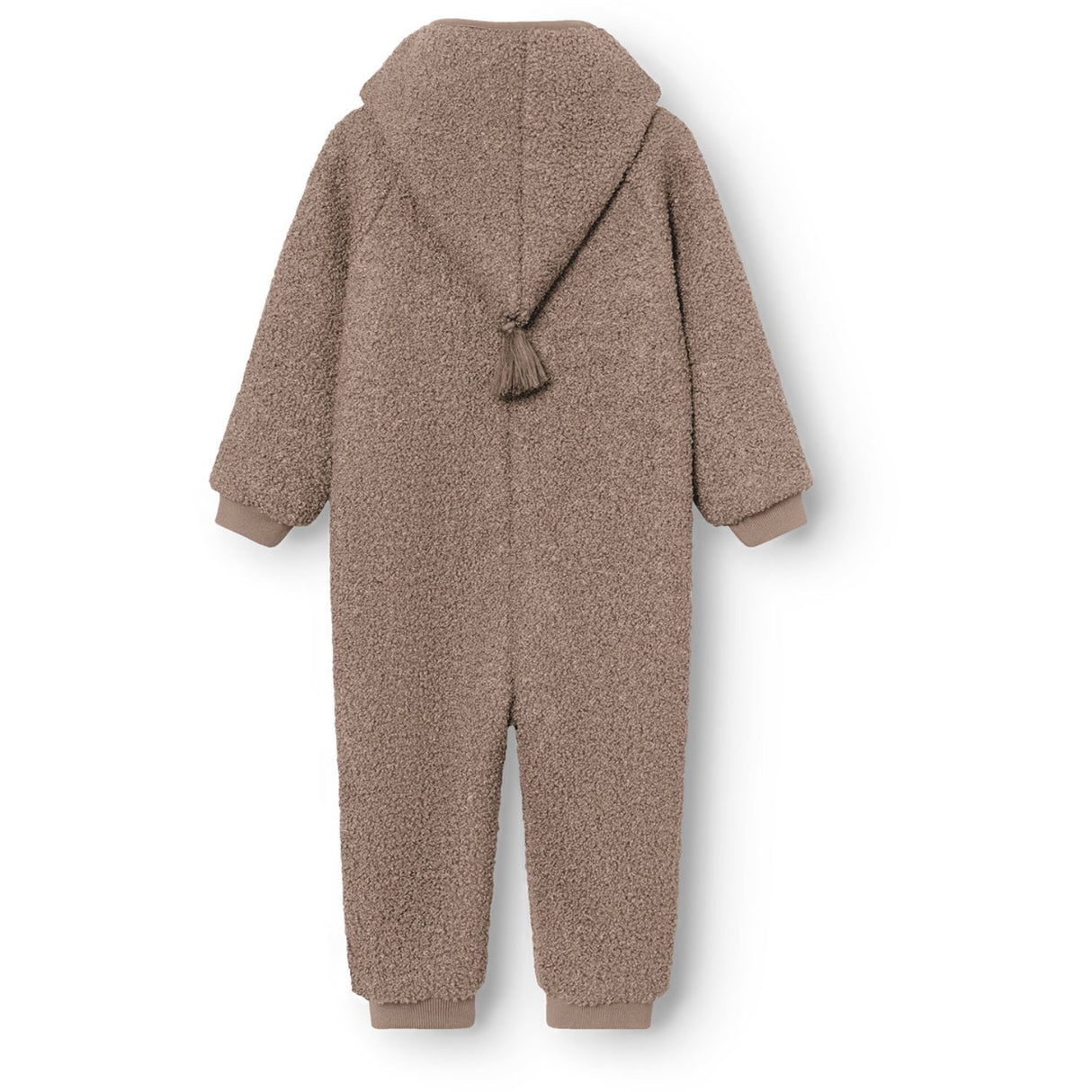 Mini A ture Grey Brown Matadel Teddyfleece Jumpsuit. GRS