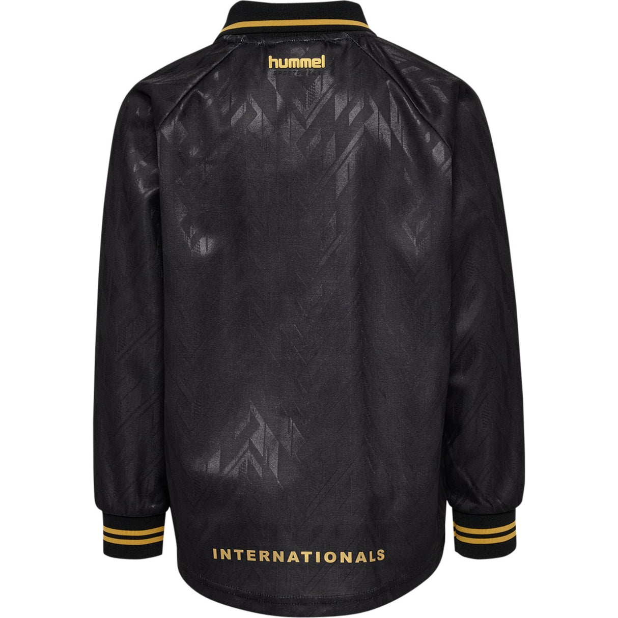 Hummel Black Jr Loose Bay Soccer Jersey L/S