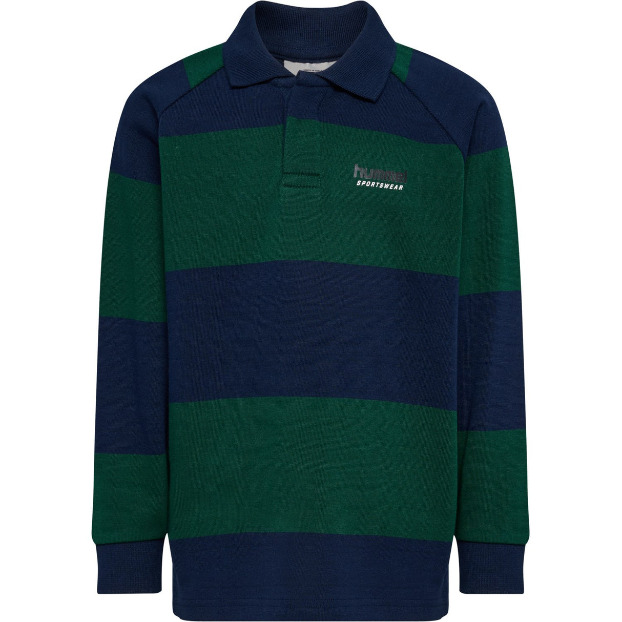 Hummel Dress Blues Jr Loose Striped Polo L/S
