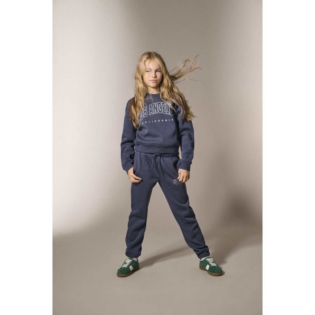 kids ONLY Ombre Blue Los Angeles - California Kogsweat Life Bukser Statement Cp Swt