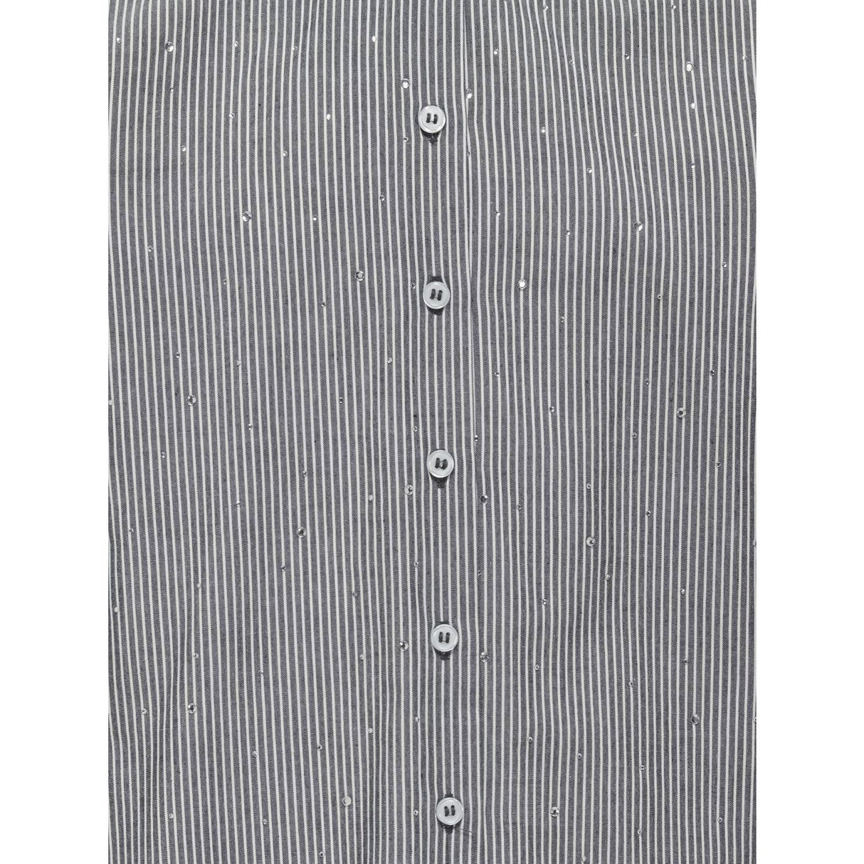 kids ONLY Bright White Naval Academy Kogsiv Life Ls Rhinestone Skjorte Cp Wvn