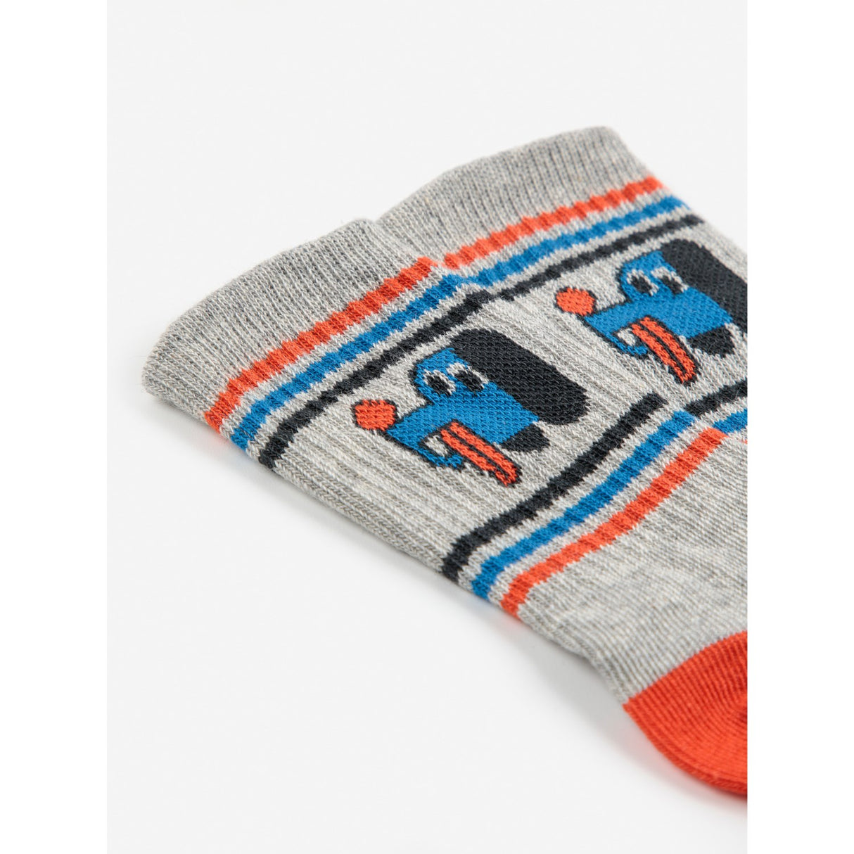 Bobo Choses Light Heather Grey Doggy Mate Kort Strømper