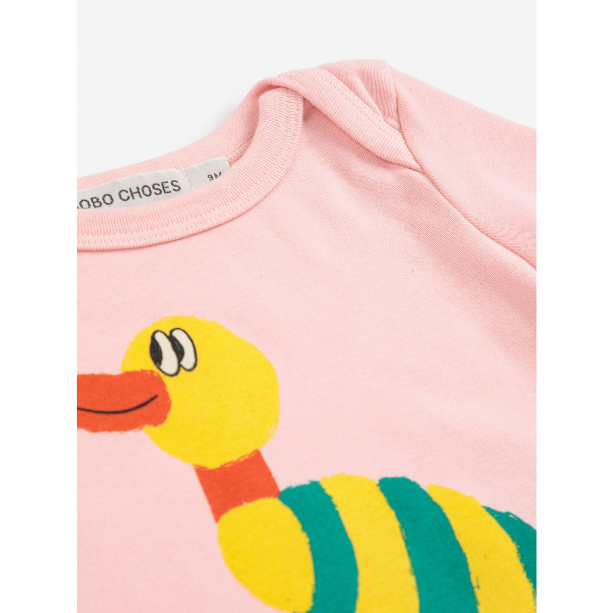 Bobo Choses Light Pink Stripped Duck Body