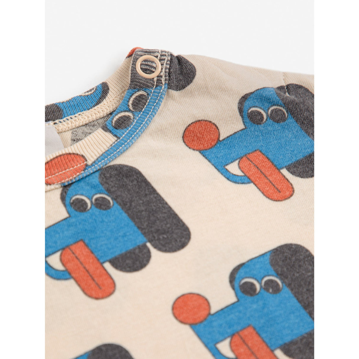 Bobo Choses Offwhite Doggy Mate All Over T-Shirt