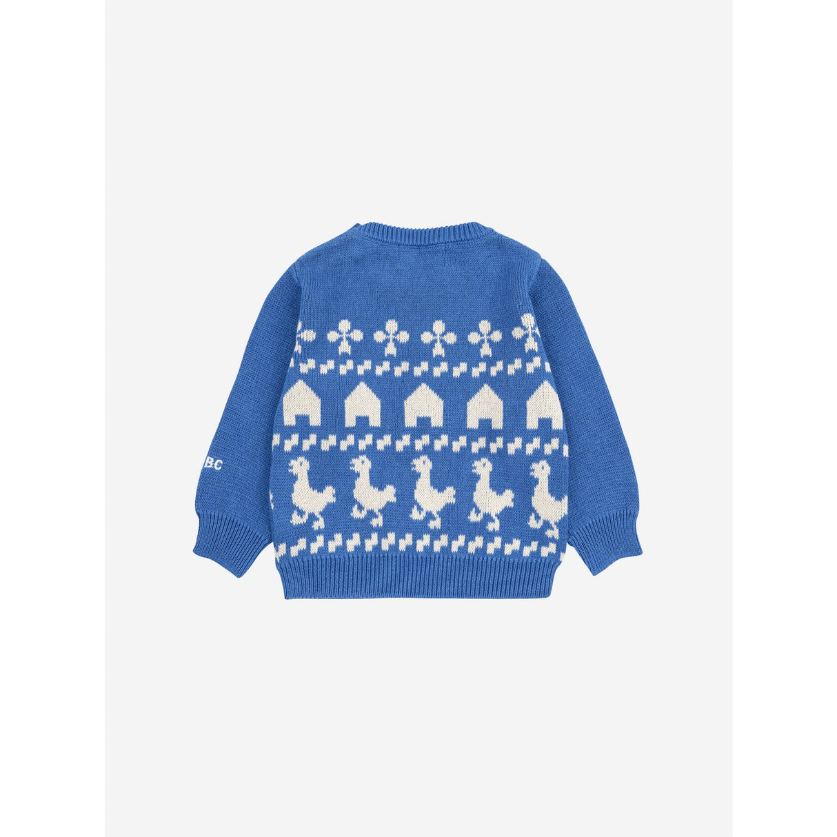 Bobo Choses Blue Farm Jaquard Jumper