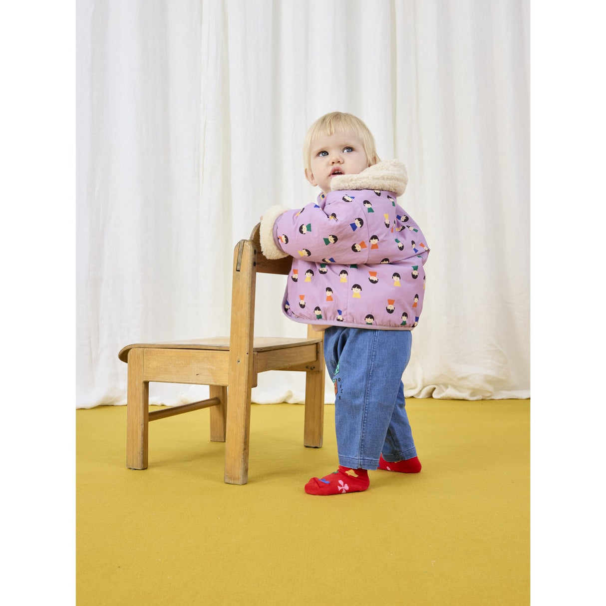Bobo Choses Navy Blue Roll The Dice Light Denim Bukser
