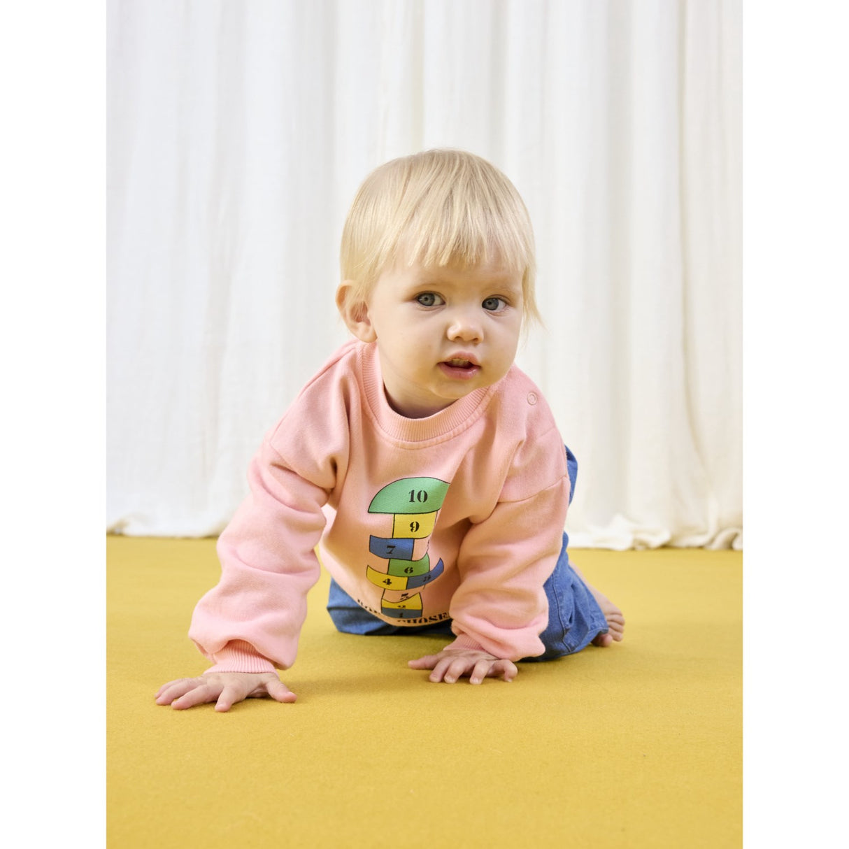 Bobo Choses Pink Hopscotch Collegegenser
