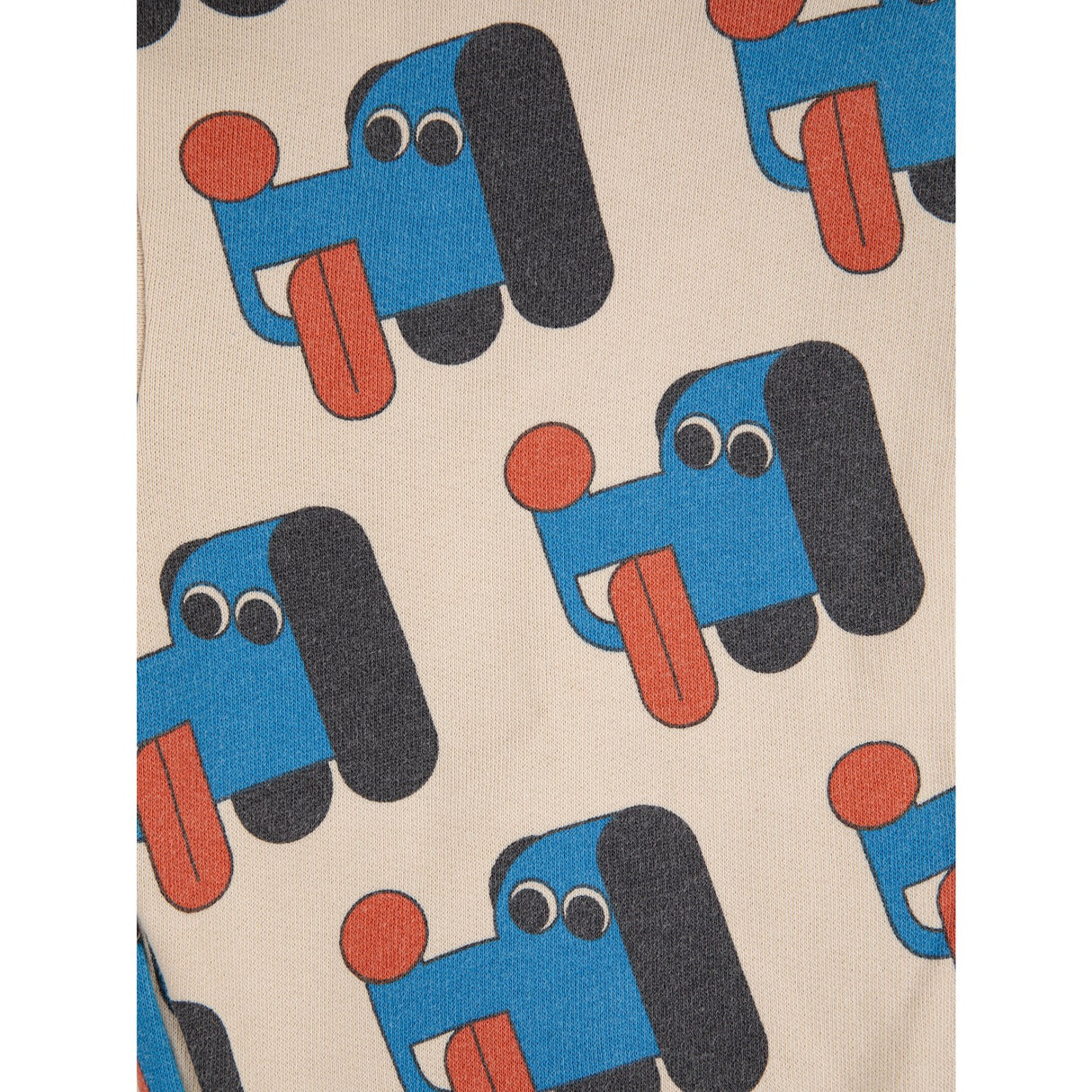 Bobo Choses Offwhite Doggy Mate All Over Zipped Hettegenser