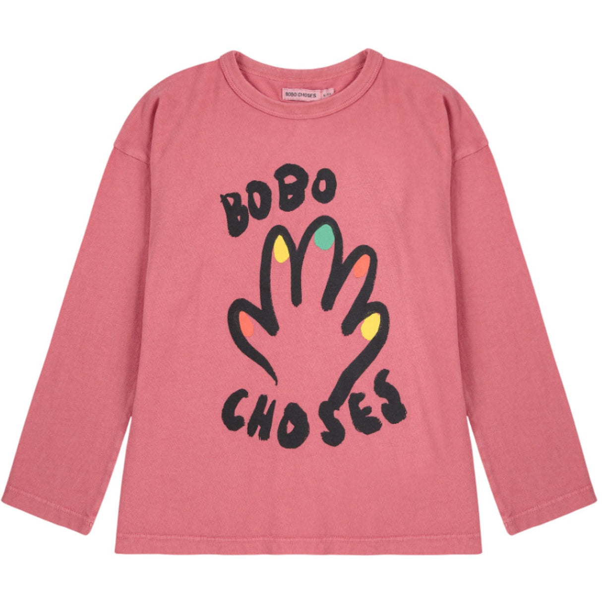 Bobo Choses Pink High Five T-Shirt
