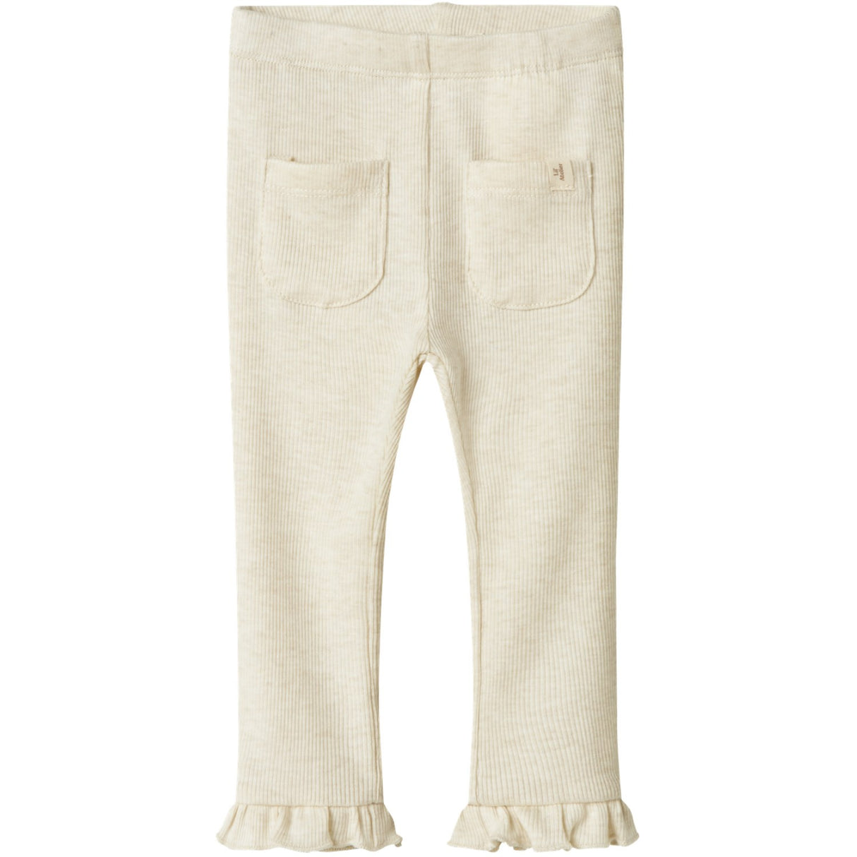 Lil'Atelier Turtledove Melange Darla Slim Leggings