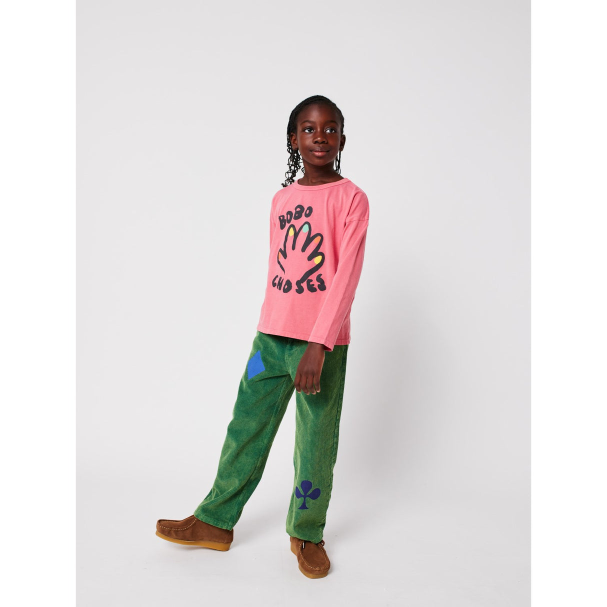 Bobo Choses Pink High Five T-Shirt
