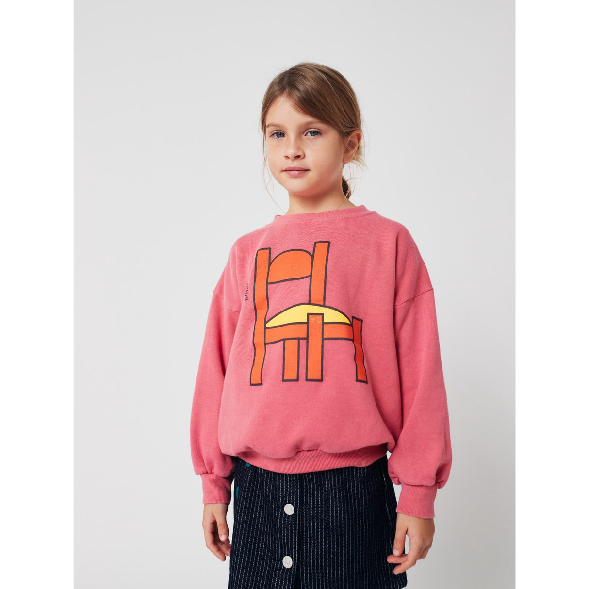 Bobo Choses Pink Stol Collegegenser