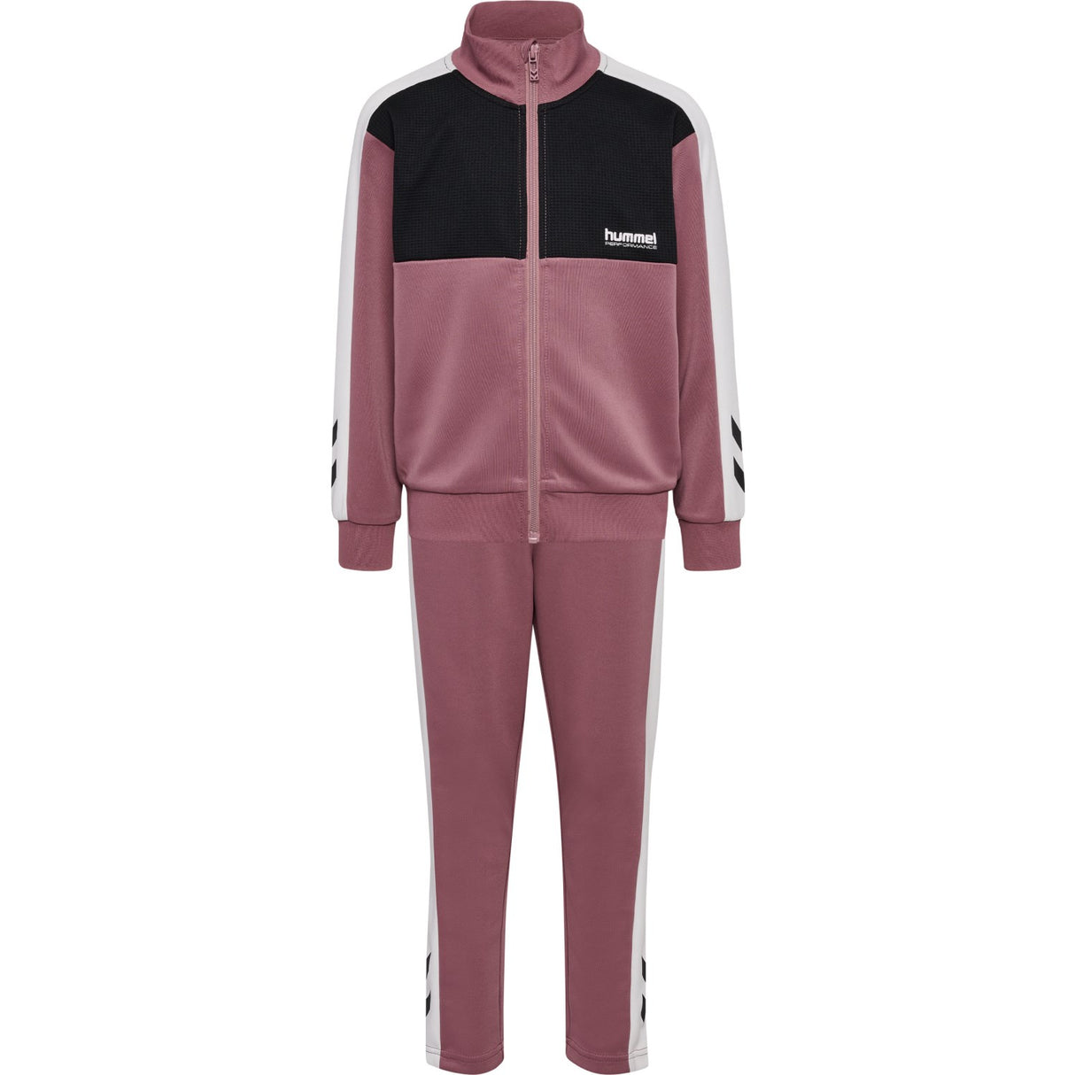 Hummel Wistful Mauve Colorblock Tracksuit