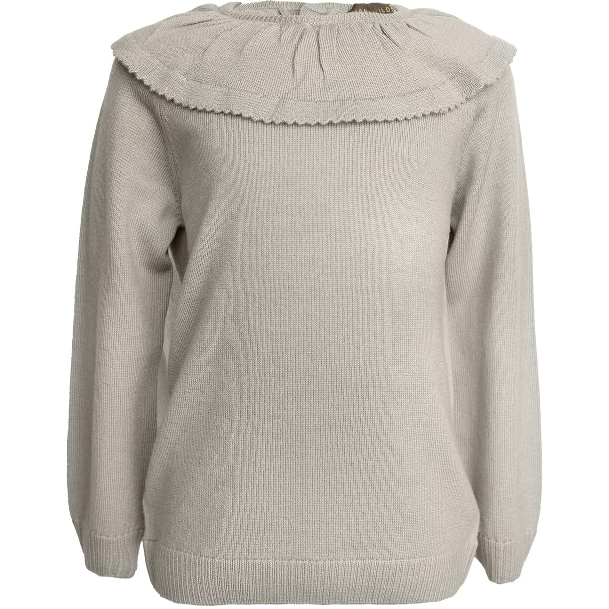 Hanevild Cream Oatmeal Lea Blouse, Merino Ull