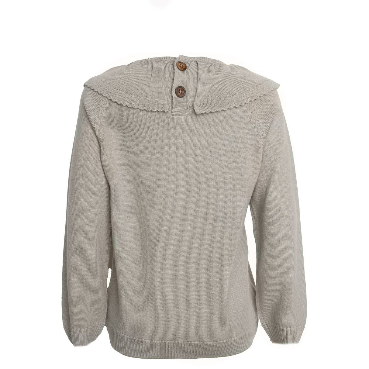 Hanevild Cream Oatmeal Lea Blouse, Merino Ull