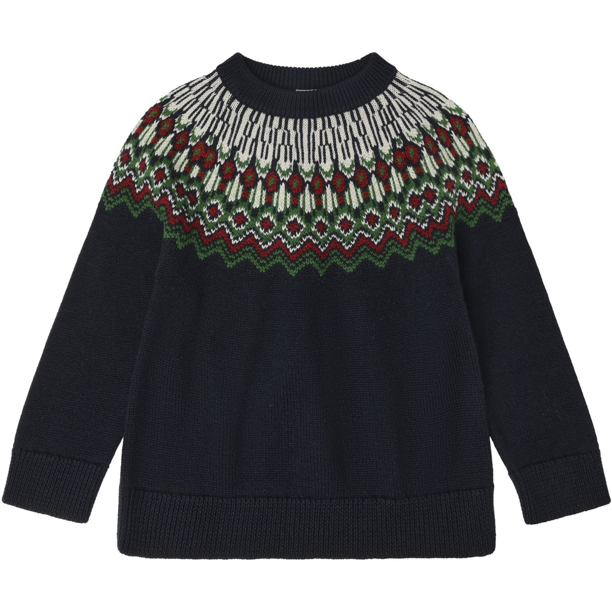FUB Dark Navy Fair Isle Sweater