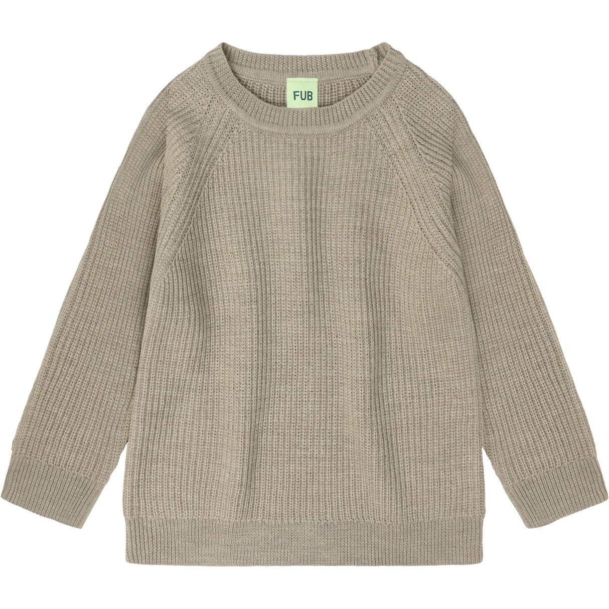 FUB Oat Melange Raglan Sweater