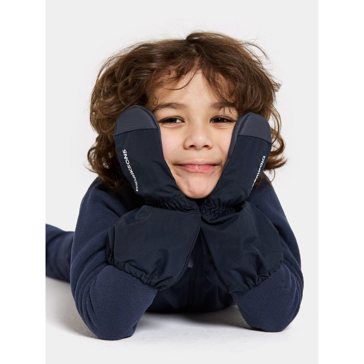 Didriksons Navy Shell Kids Hansker