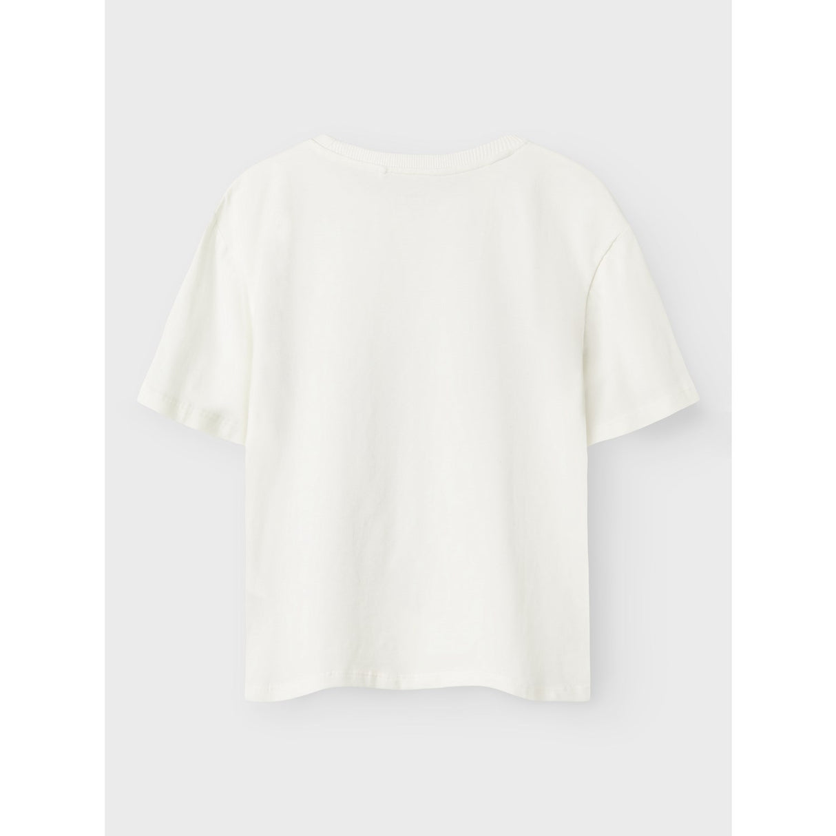 Name It Cloud Dancer Nkfakun Stitch Ss Nreg Topp Box Noos Wdi