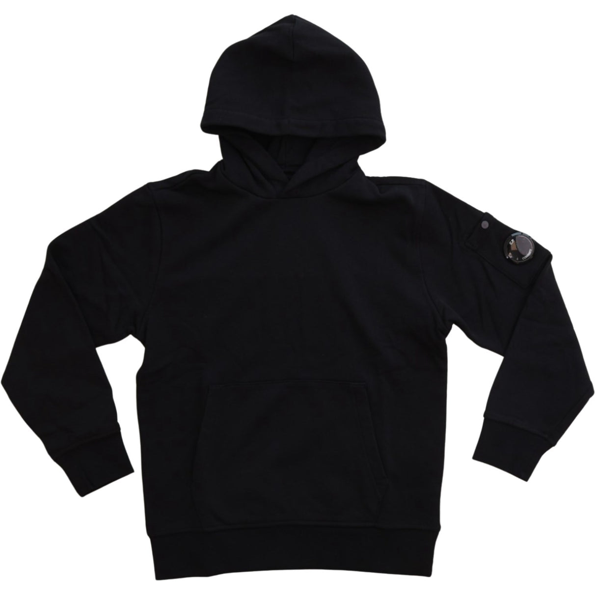 C.P. Company Black Collegegenser W/Hood