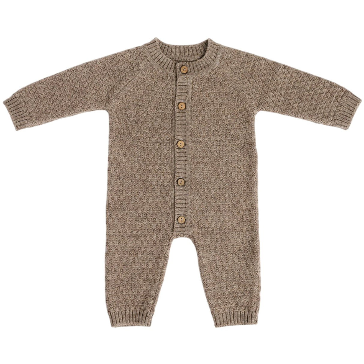 Smallstuff Nature Melange Buksedrakt Square Strikk Merino Ull