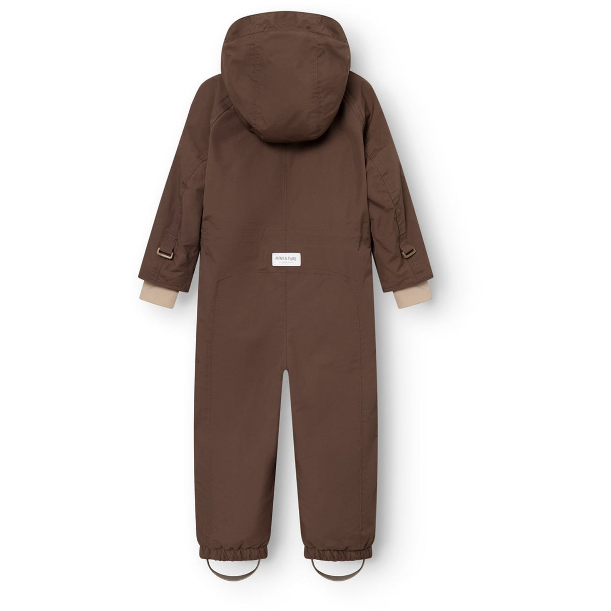 Mini A ture Chestnut Brown Matwanni Fleece Lined Snowsuit. GRS