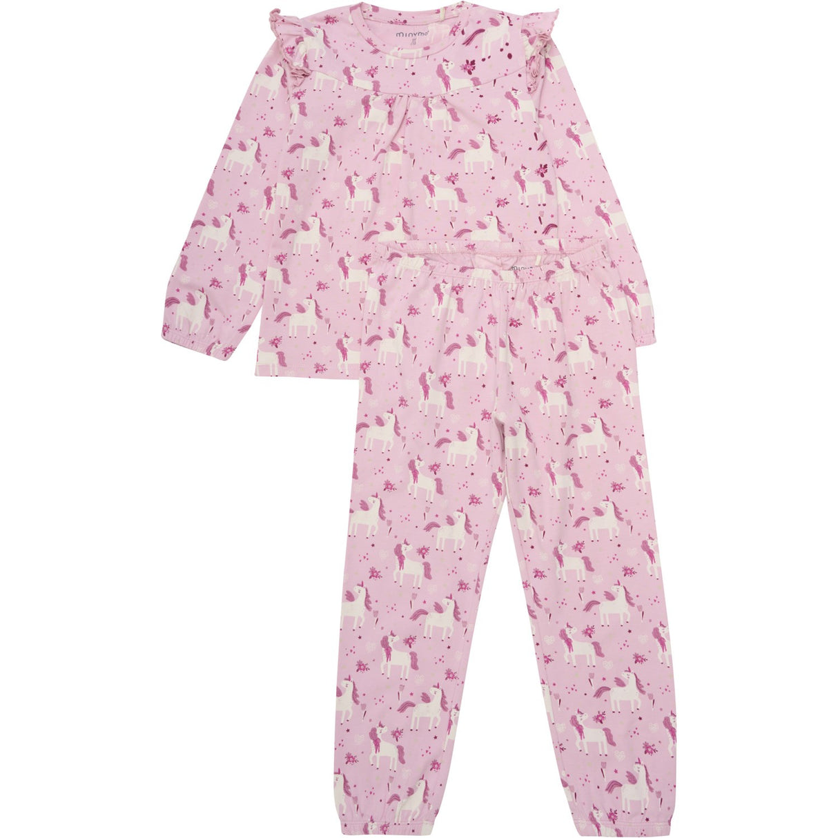 Minymo Bleached Mauve Pyjamas Ls Sett Aop