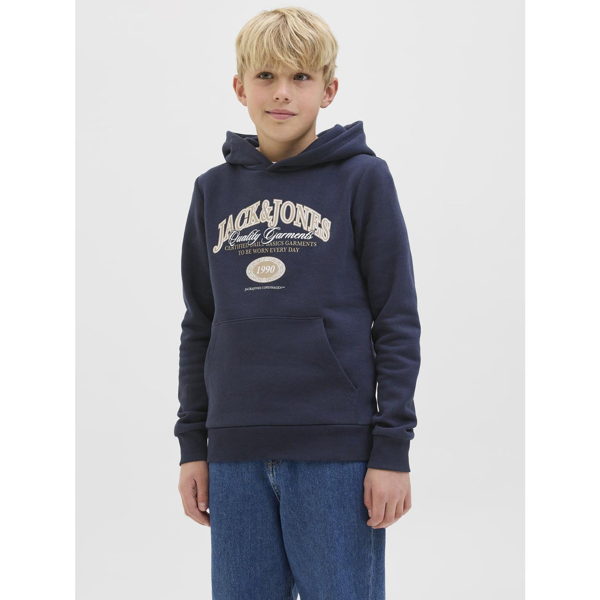 Jack & Jones Junior Sky Captain Jjari Branding Sweat Hette Jnr