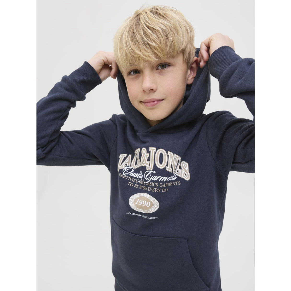 Jack & Jones Junior Sky Captain Jjari Branding Sweat Hette Jnr