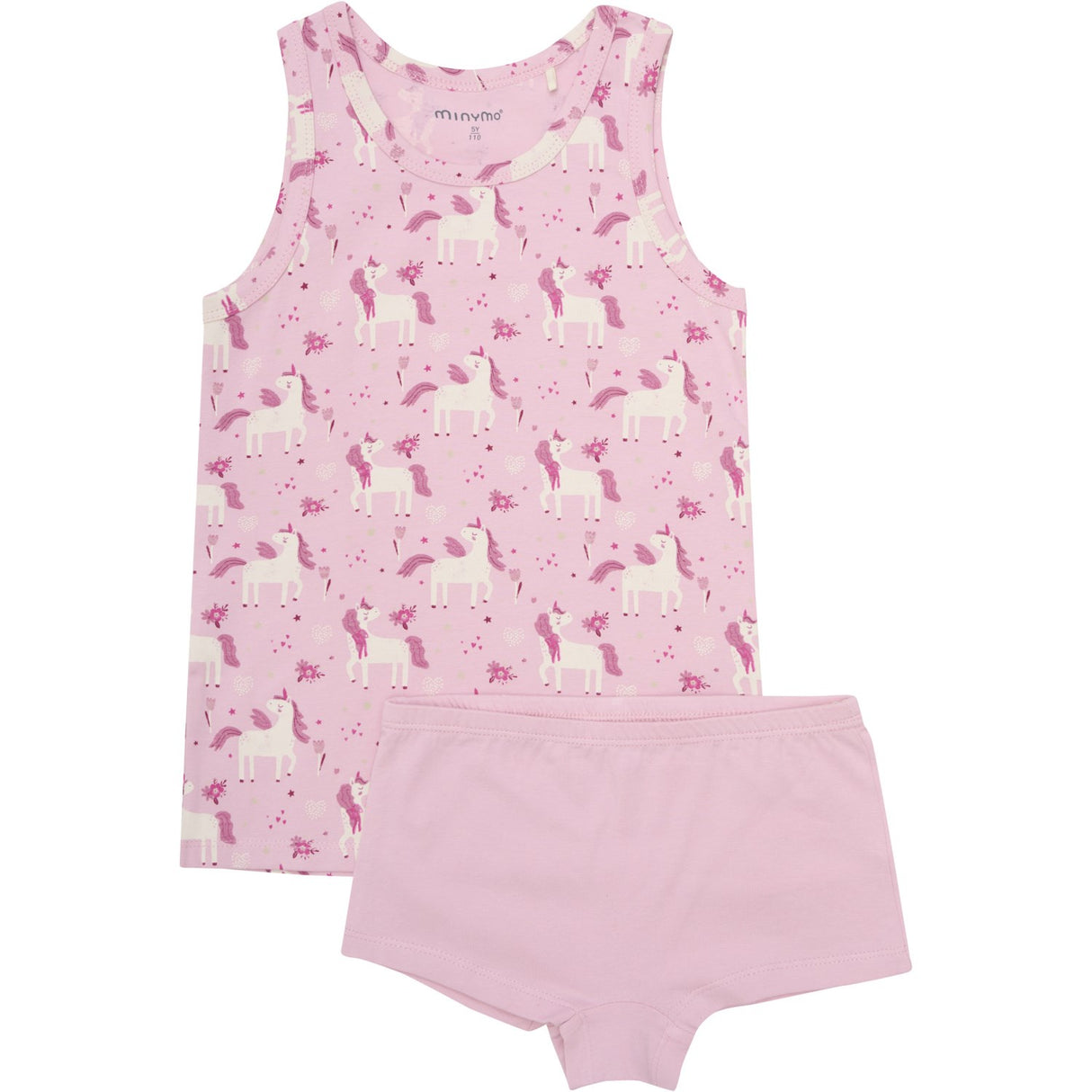 Minymo Bleached Mauve Undertøy Sett Aop