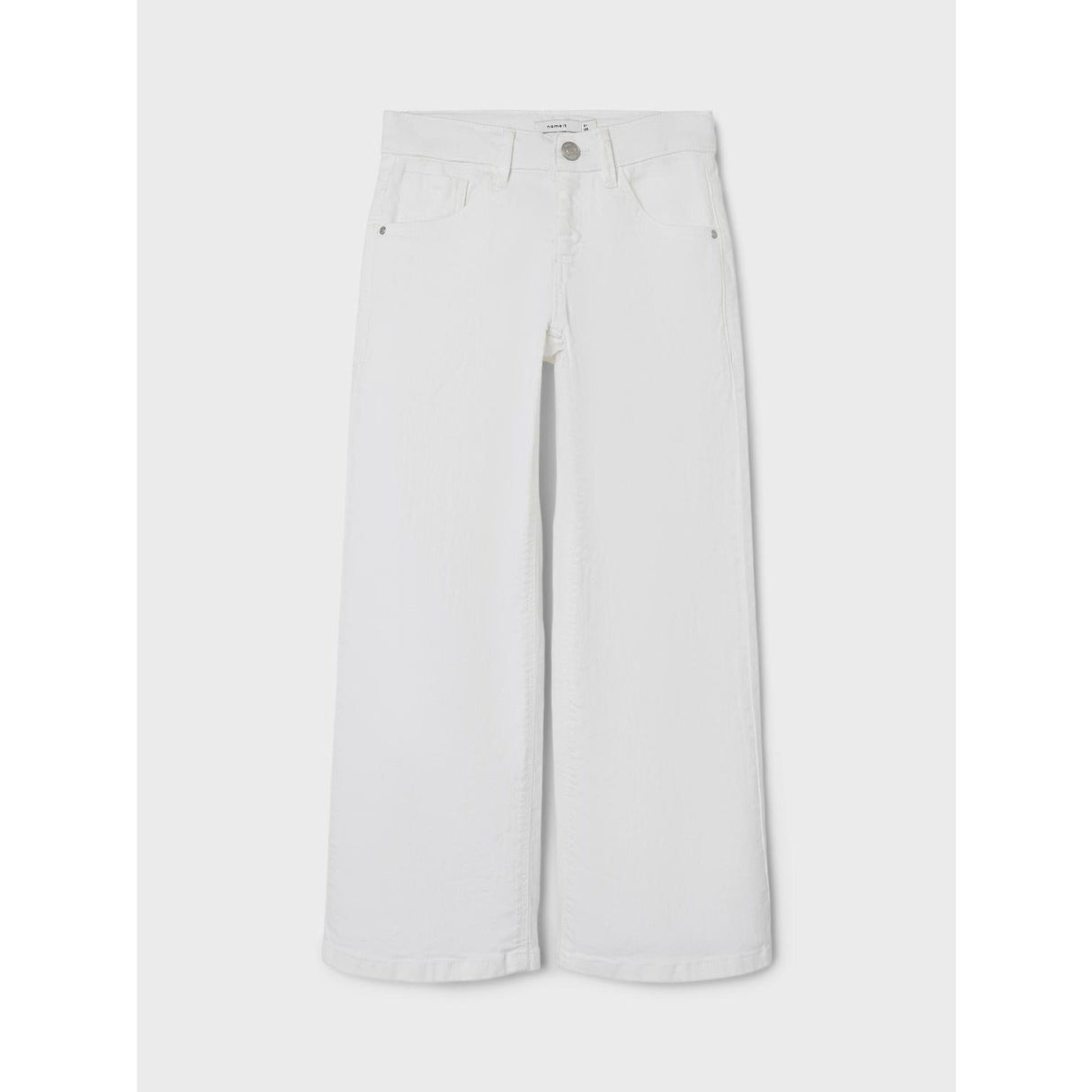 Name It Bright White Nkfrose Wide Twi Bukser 1115-Tp Noos