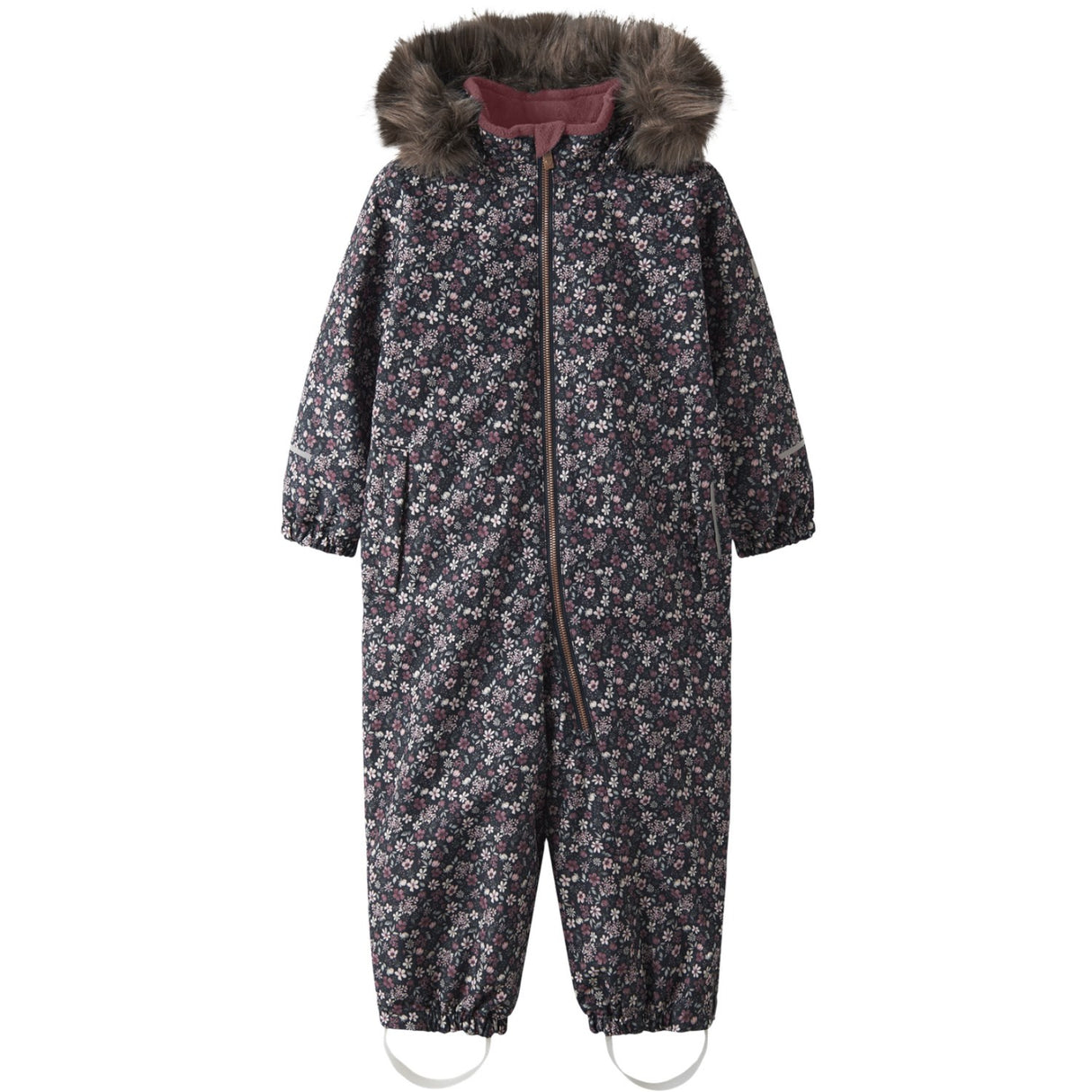 Name It Dark Sapphire Blossom Nmfsnow10 Drakt Aop Fo Noos