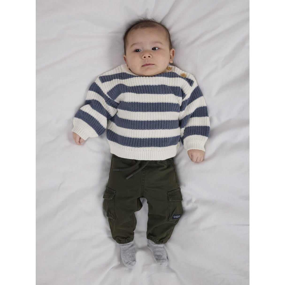 Name It Cloud Dancer Flintstone Nbmolfert Ls Strikk