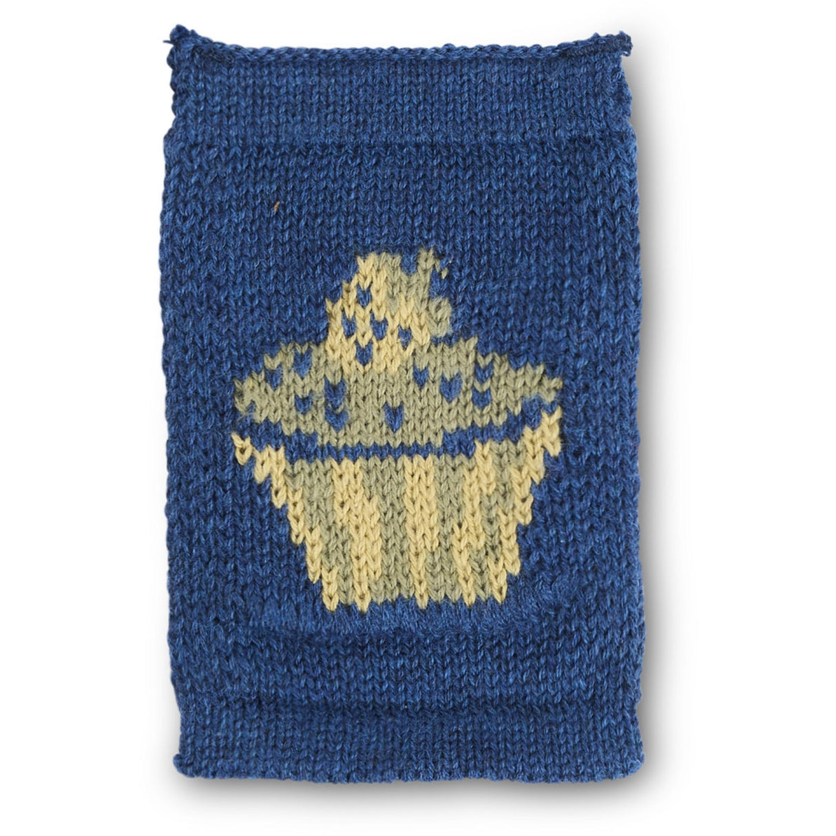 Smallstuff Blue Strikket Flag Birthsday Cake