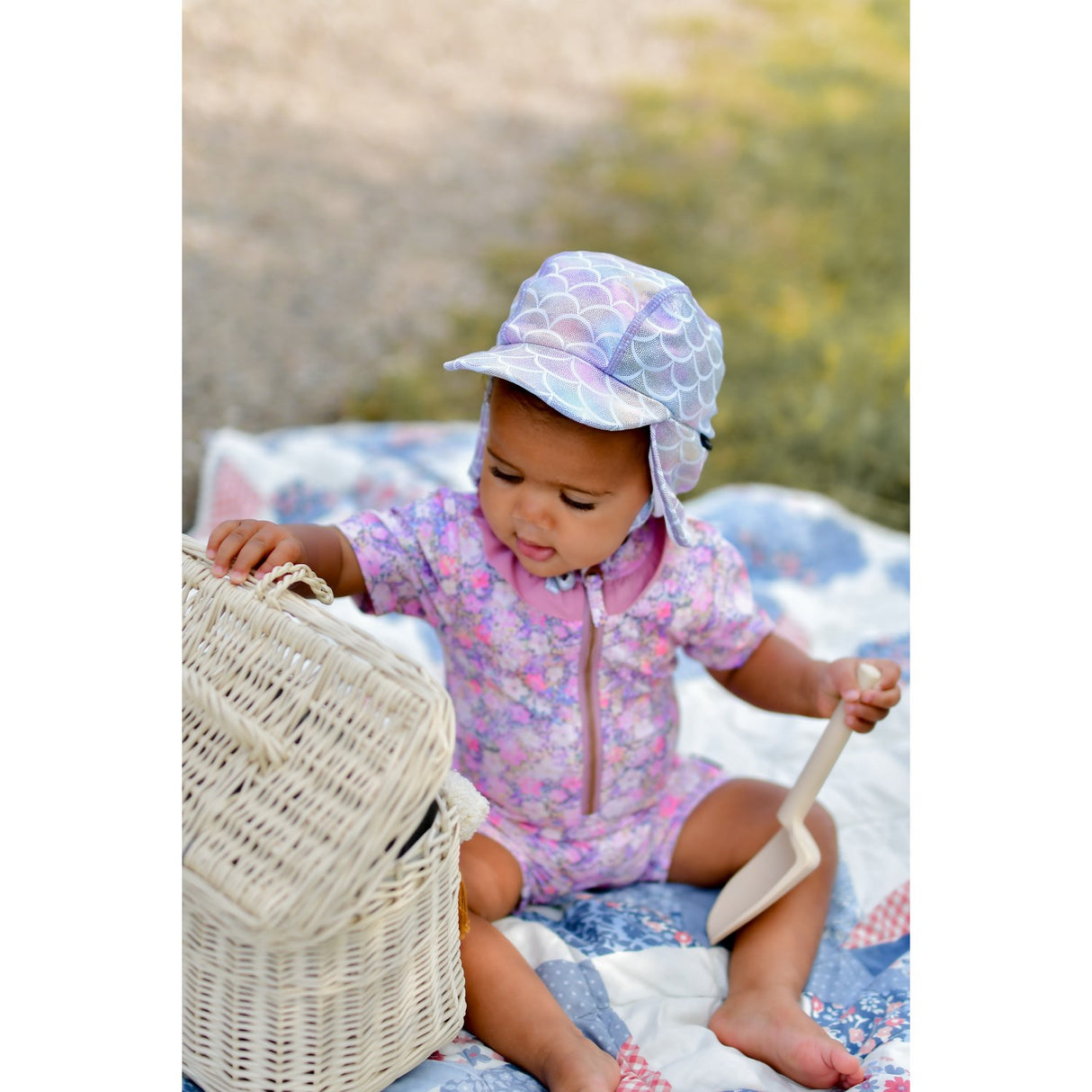 Mikk-Line Lavender Aura Swim Lue UV AOP