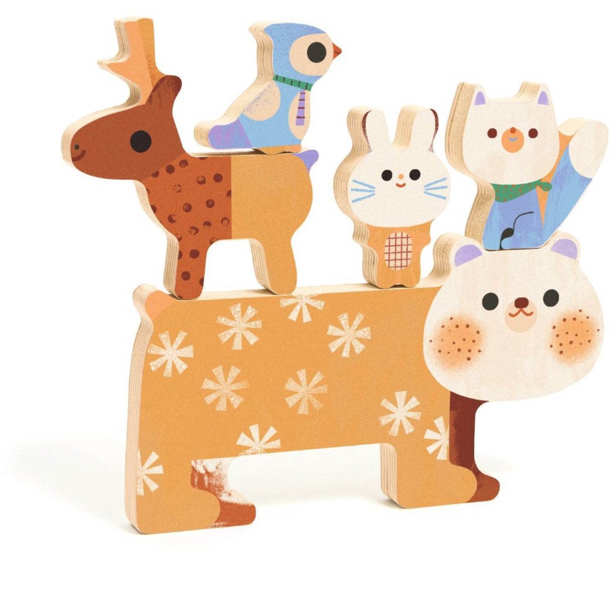 Djeco Woodystack Puslespill