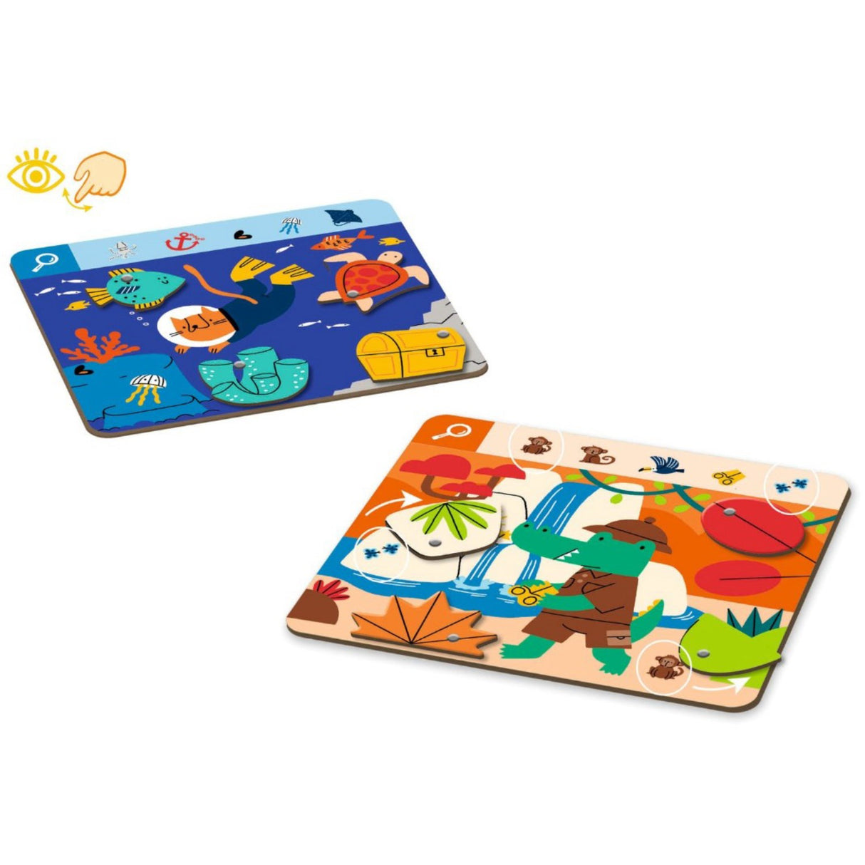 Djeco Find Og Drej Jorden Rundt