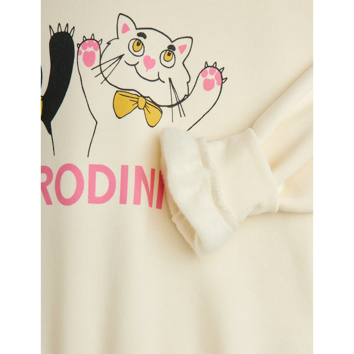Mini Rodini Offwhite Panda & Cat Sp Collegegenser