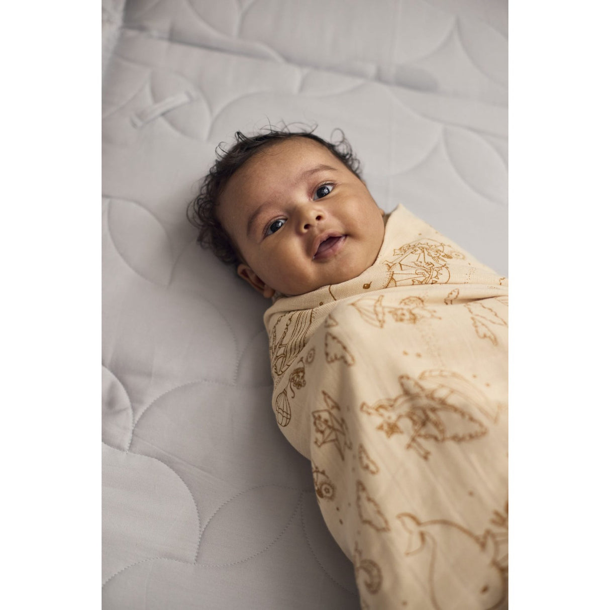 FILIBABBA Dreamy Adventurers Muslin Svøp Diaper 120x120 Cm Gots