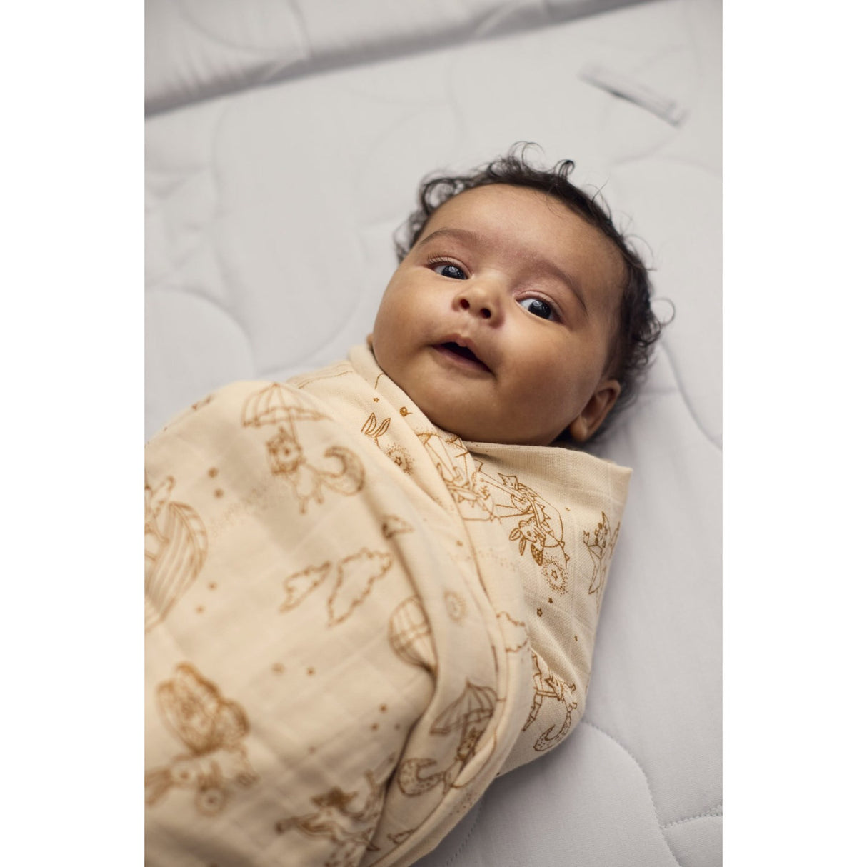 FILIBABBA Dreamy Adventurers Muslin Svøp Diaper 120x120 Cm Gots