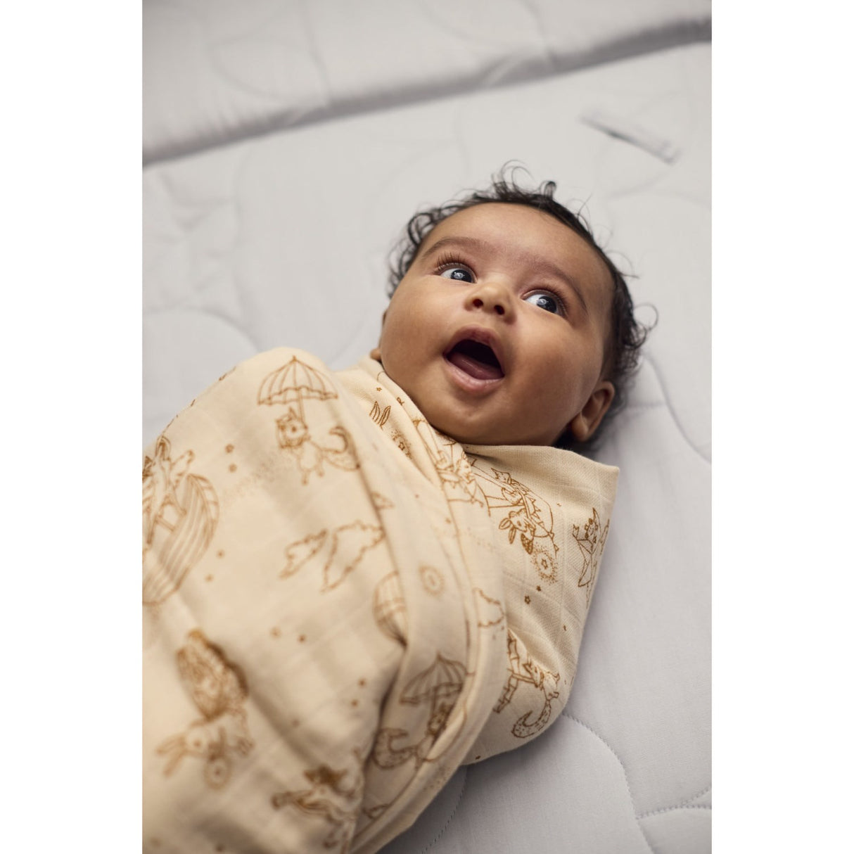 FILIBABBA Dreamy Adventurers Muslin Svøp Diaper 120x120 Cm Gots