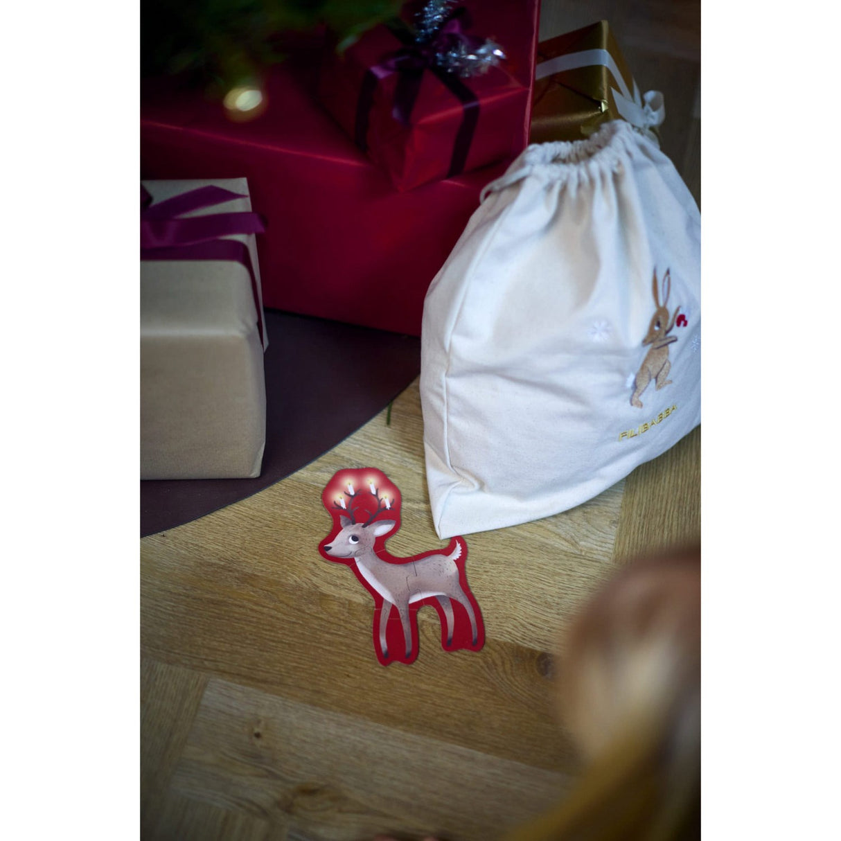 FILIBABBA Forest Friends Sett Of 4 Puzzles Wonderful Winter