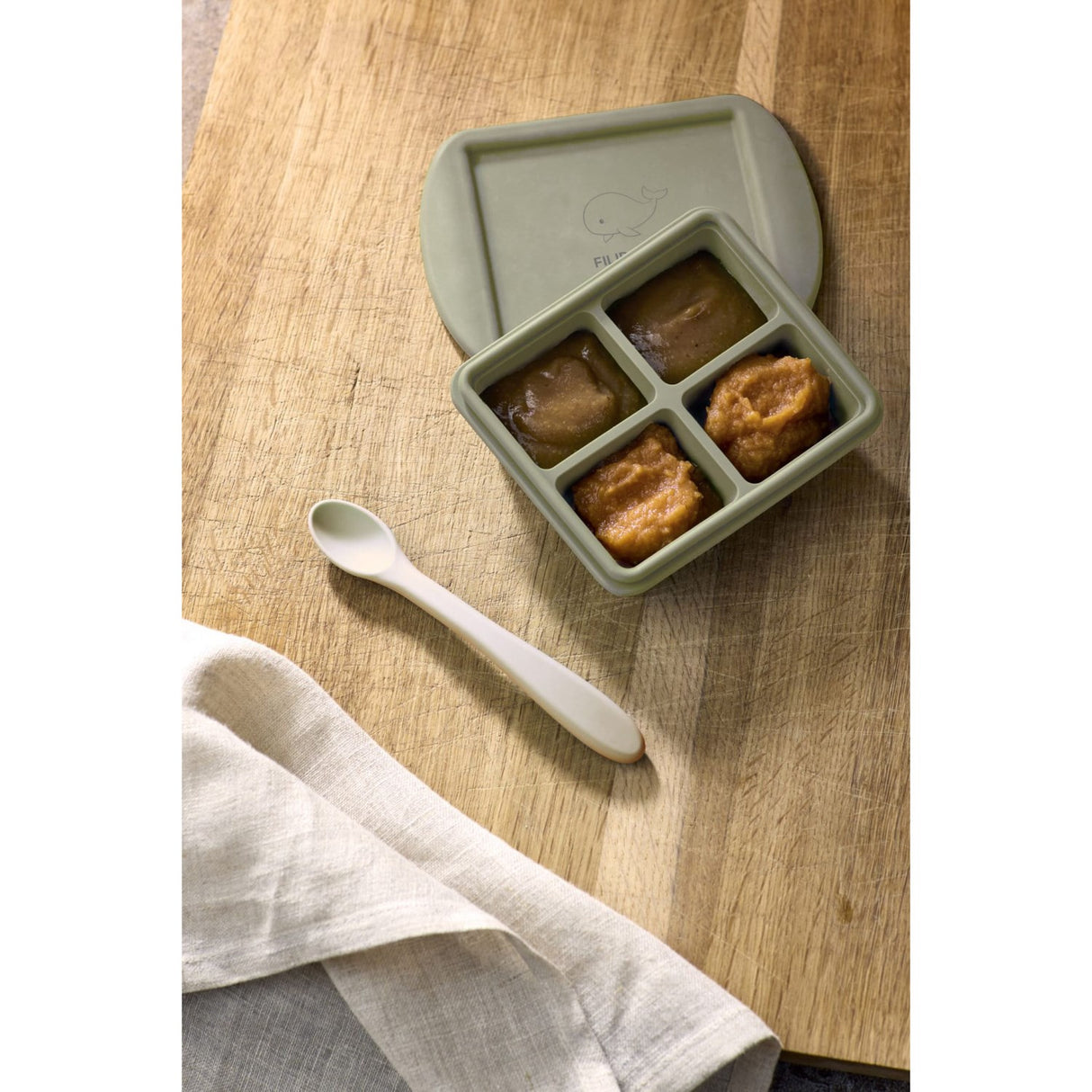 FILIBABBA Ocean Mix Baby Food Freezer Tray 4x65 Ml 2-Pakning