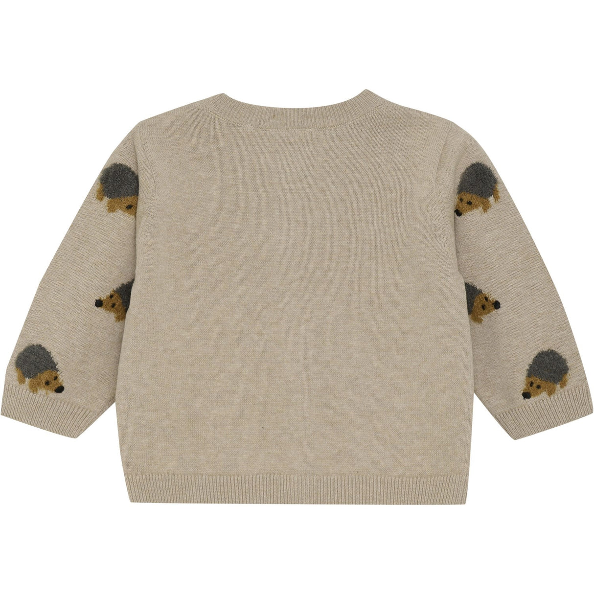 Minymo Beige Melange Cardigan Strikk