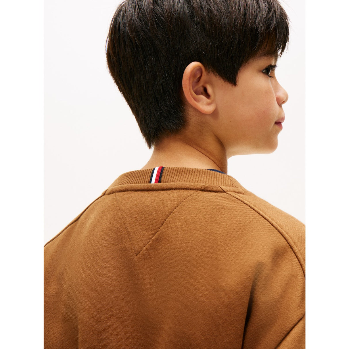 Tommy Hilfiger Pecan Nut Varsity Raised Print Collegegenser