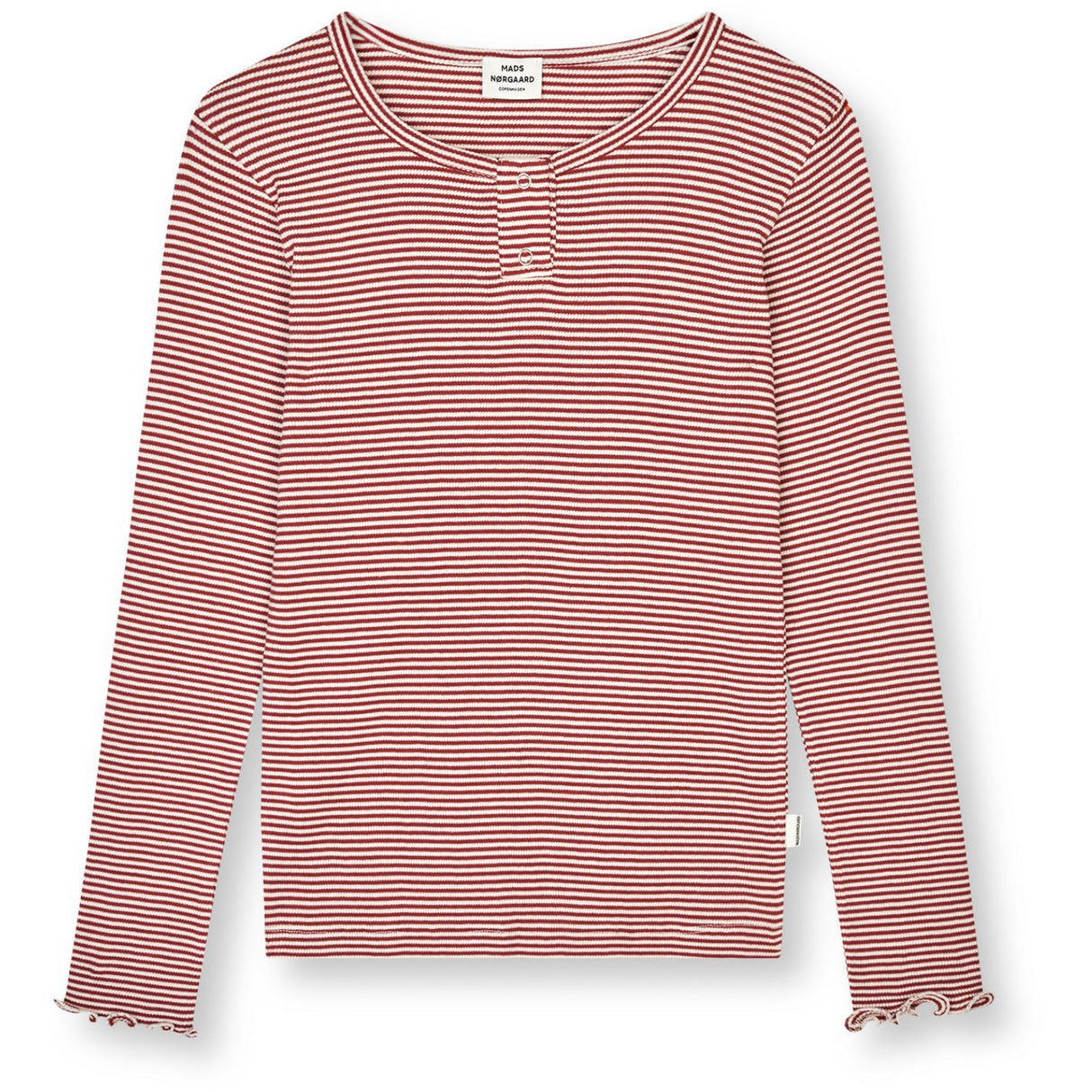 Mads Nørgaard Winery/Vanilla Ice 2X2 Bomull Stripe Tala Tee Ls