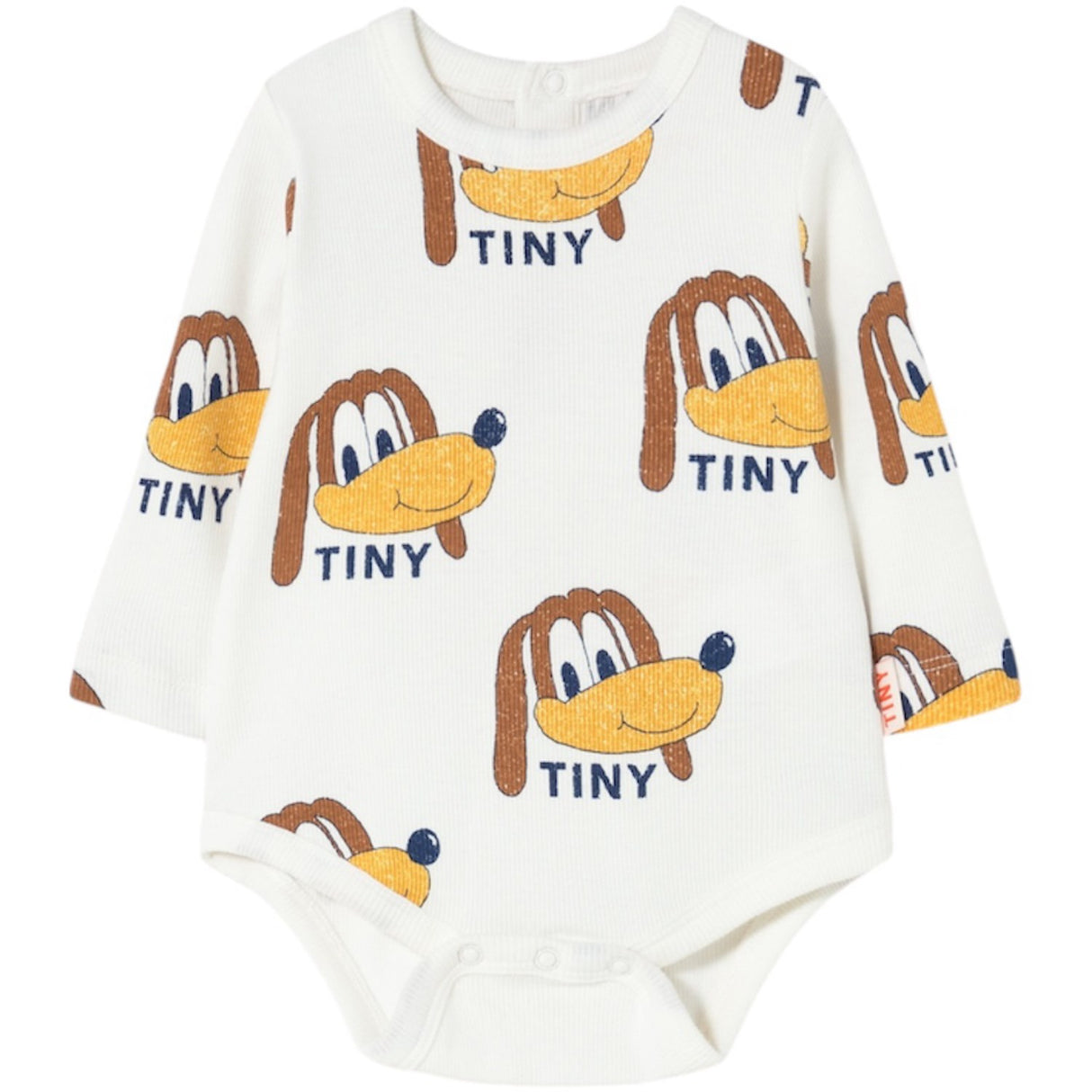 TinyCottons Off-White Dogs Rib Body